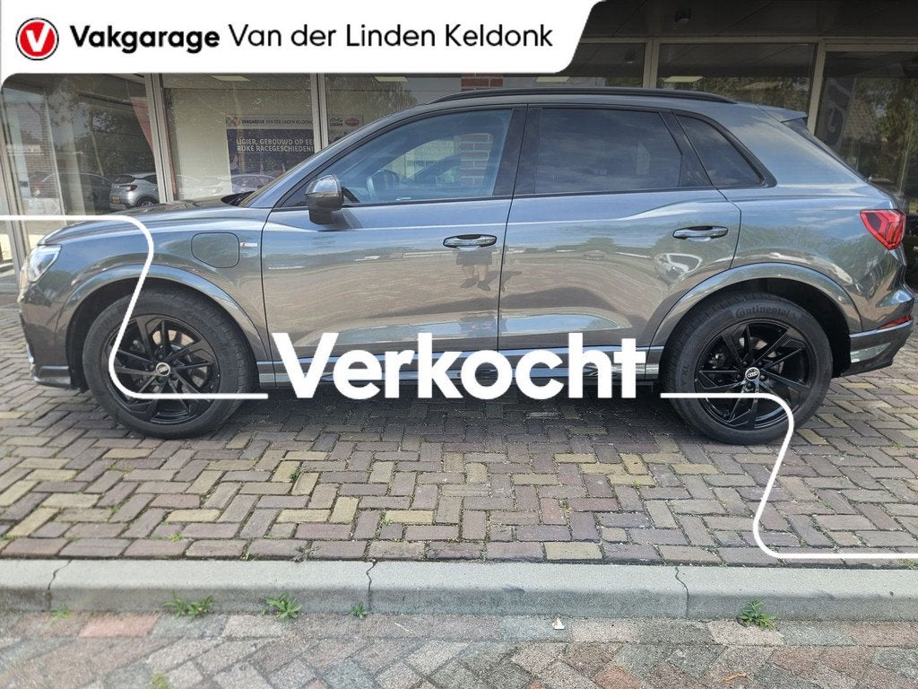 Audi Q3 45 TFSI e S line vol in opties, pano dak, Auto's, Audi, Gebruikt, Overige brandstoffen, Leder, Bedrijf