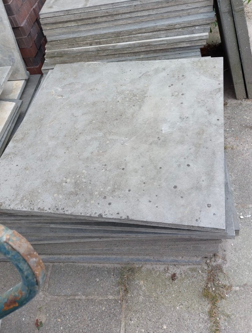 80x80 Tuintegels, Tuin en Terras, Tegels en Klinkers, Gebruikt, Terrastegels, Beton, 10 m² of meer, Ophalen