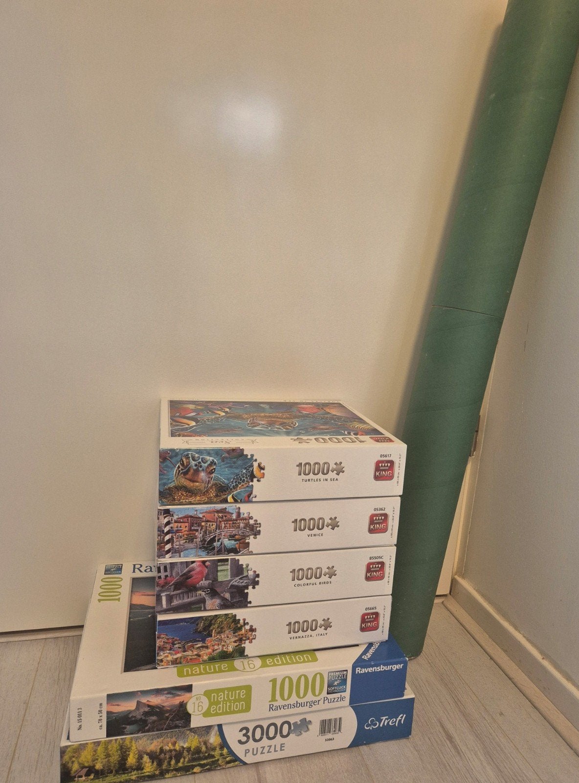Grote collectie legpuzzels (1000 en 3000 stukjes), Ophalen of Verzenden, Meer dan 1500 stukjes, Gebruikt, Legpuzzel