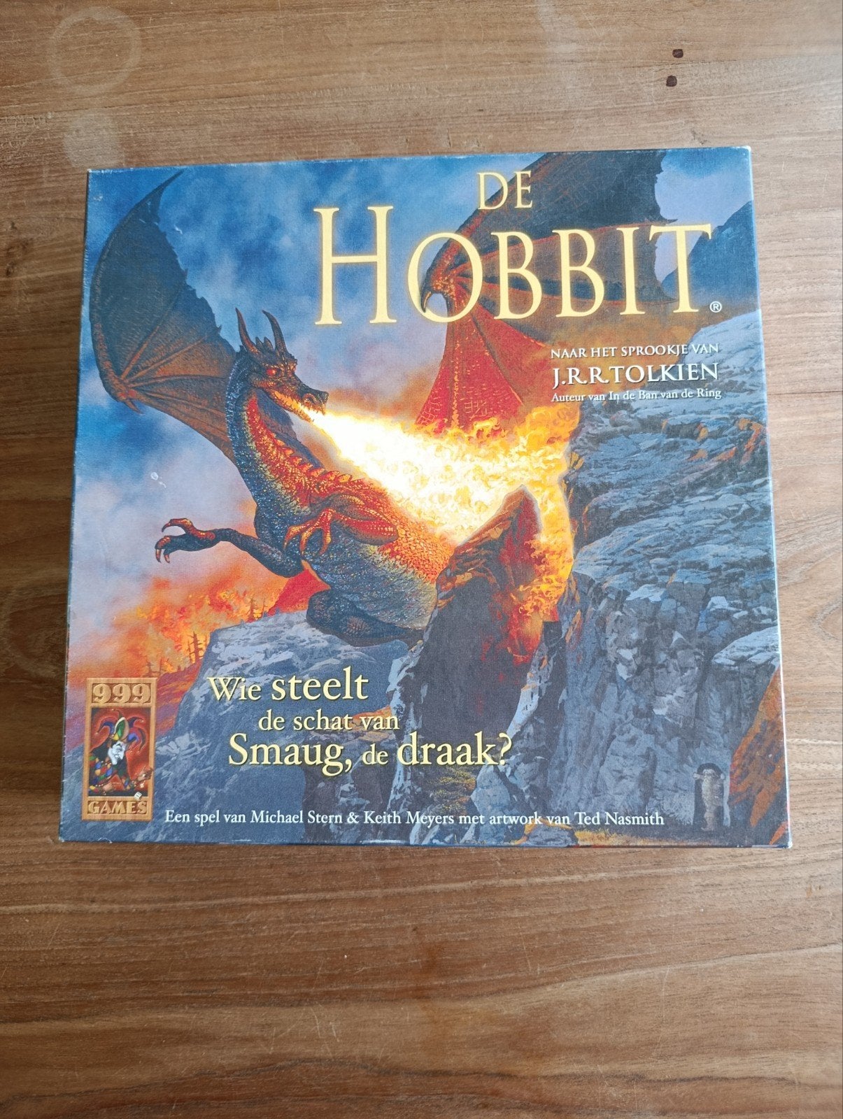 De Hobbit: Wie steelt de schat van Smaug, de draak?, Drie of vier spelers, Ophalen of Verzenden, Gebruikt, 999 Games