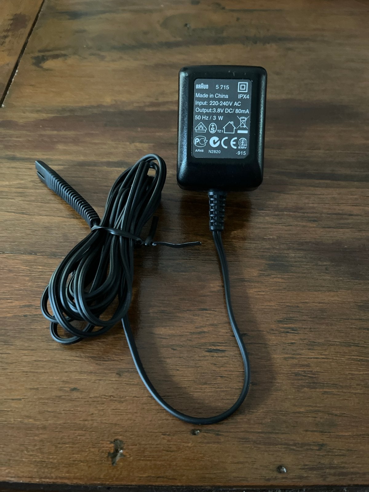 Braun 5715 adapter in nieuwstaat, Ophalen of Verzenden, Zo goed als nieuw