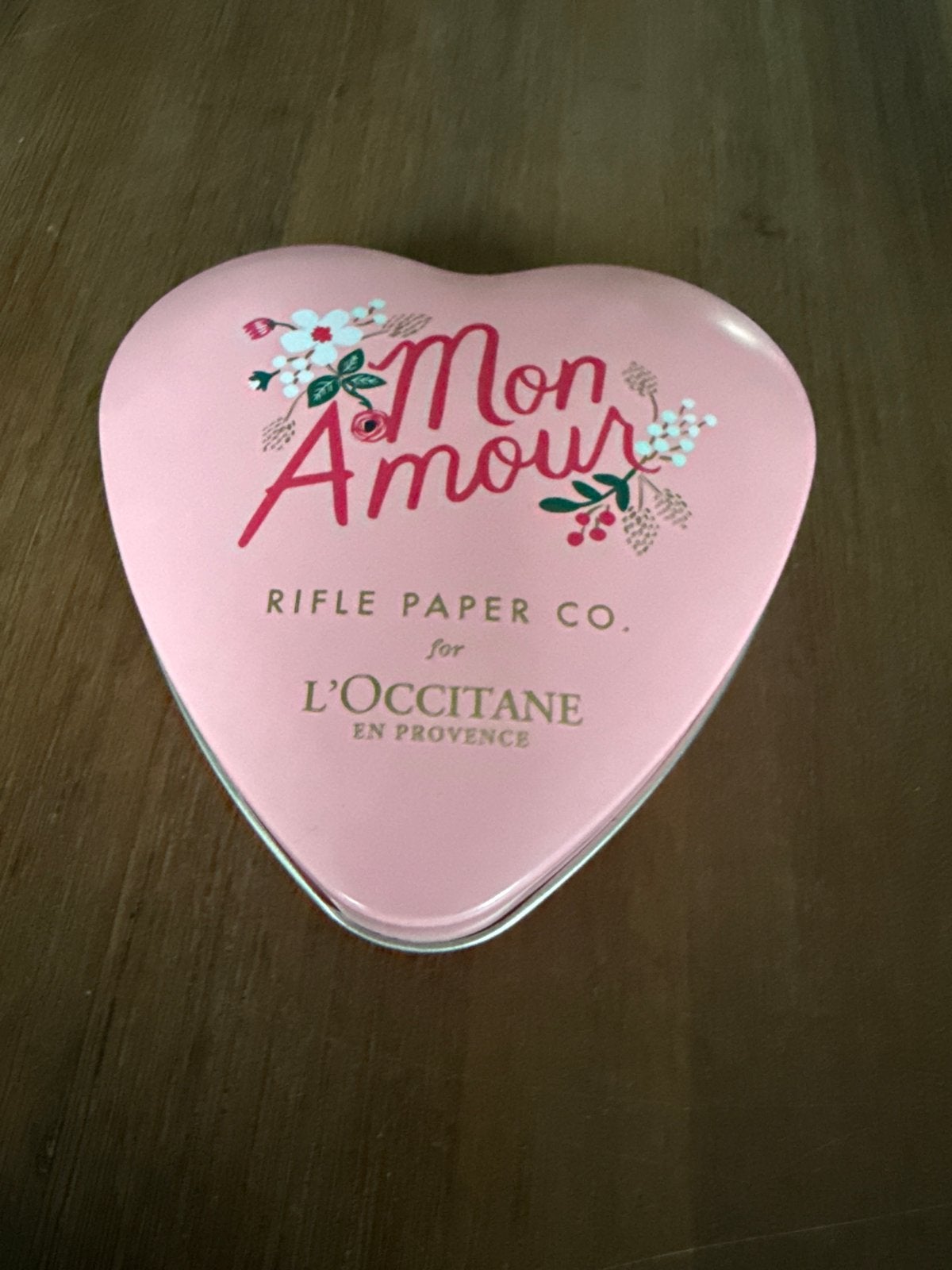 L'Occitane Mon Amour Blikken Doosje Hartvormig, Verzenden, Zo goed als nieuw, Overige, Overige merken