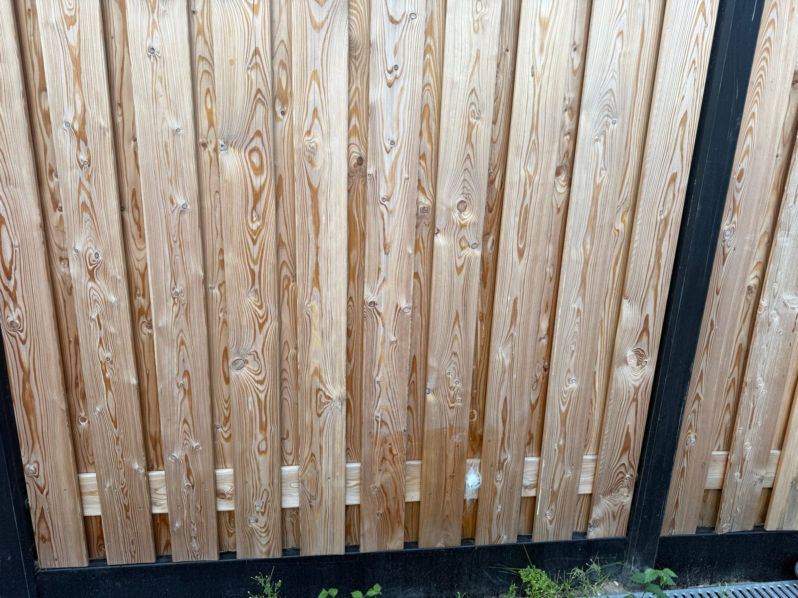 Houten schuttingdelen set (exclusief banden), Tuin en Terras, Ophalen, Gebruikt, Hout