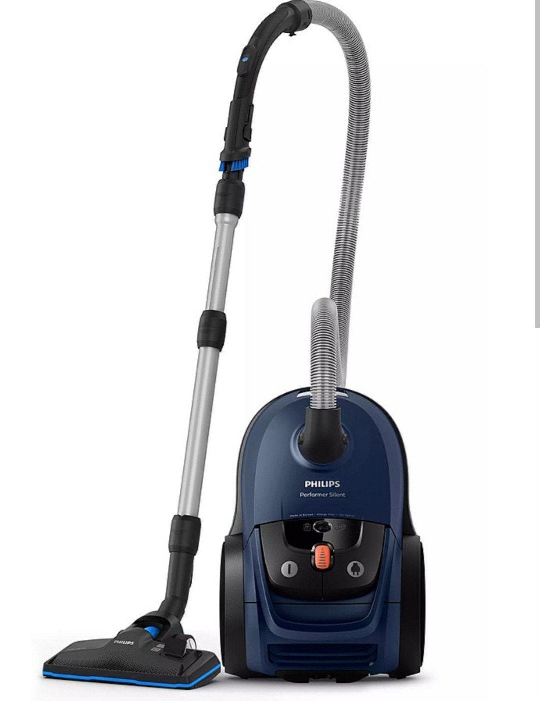Philips Performer Silent Stofzuiger - Stil en Krachtig, Gebruikt, Stille werking, Philips, Sledestofzuiger