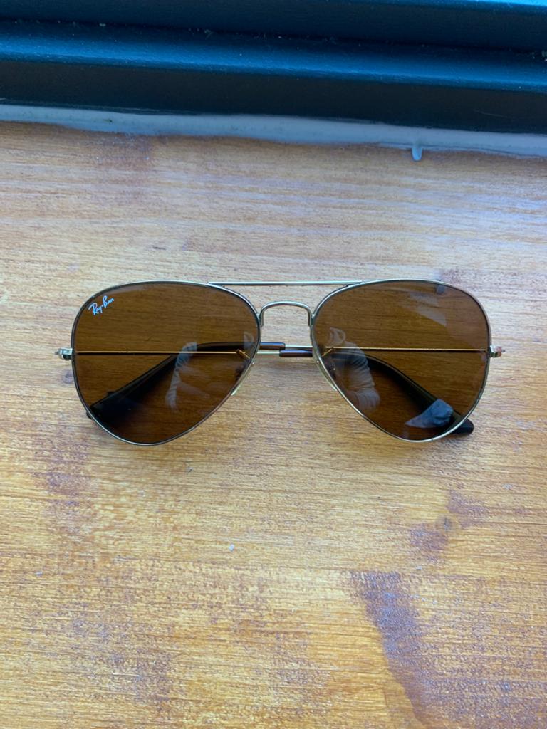Ray Ban Piloten zonnebril Goud, Sieraden, Tassen en Uiterlijk, Zonnebrillen en Brillen | Heren, Ophalen of Verzenden, Zo goed als nieuw