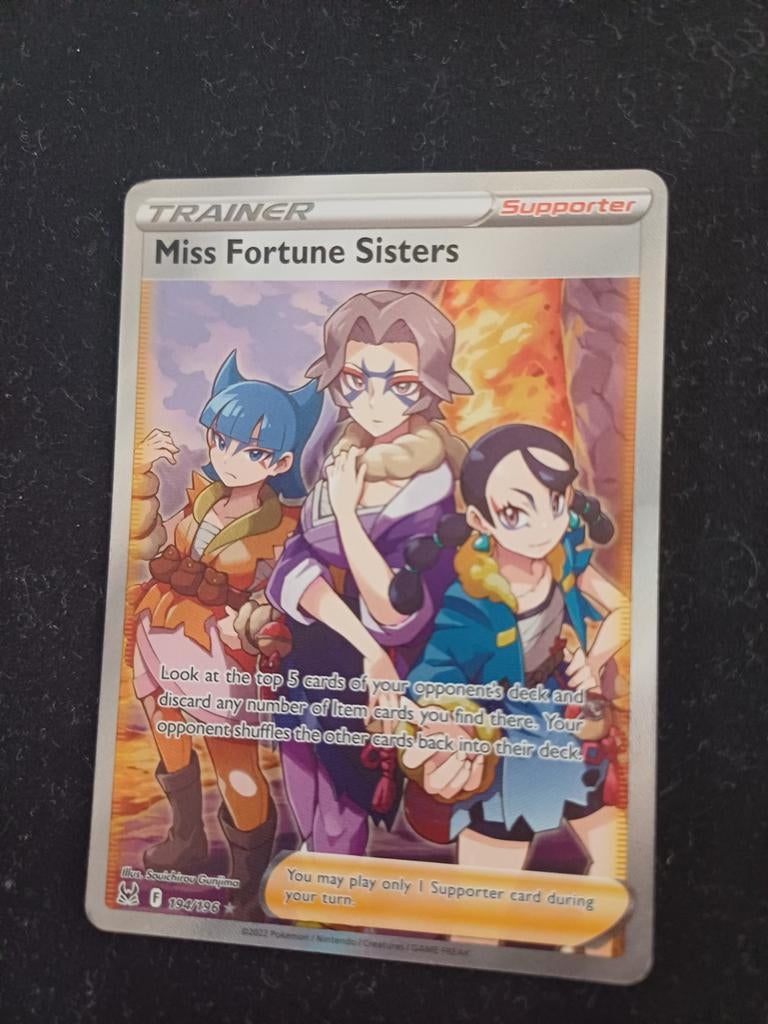 Pokémon Miss Fortune Sisters- 194/196, Ophalen of Verzenden, Gebruikt, Losse kaart