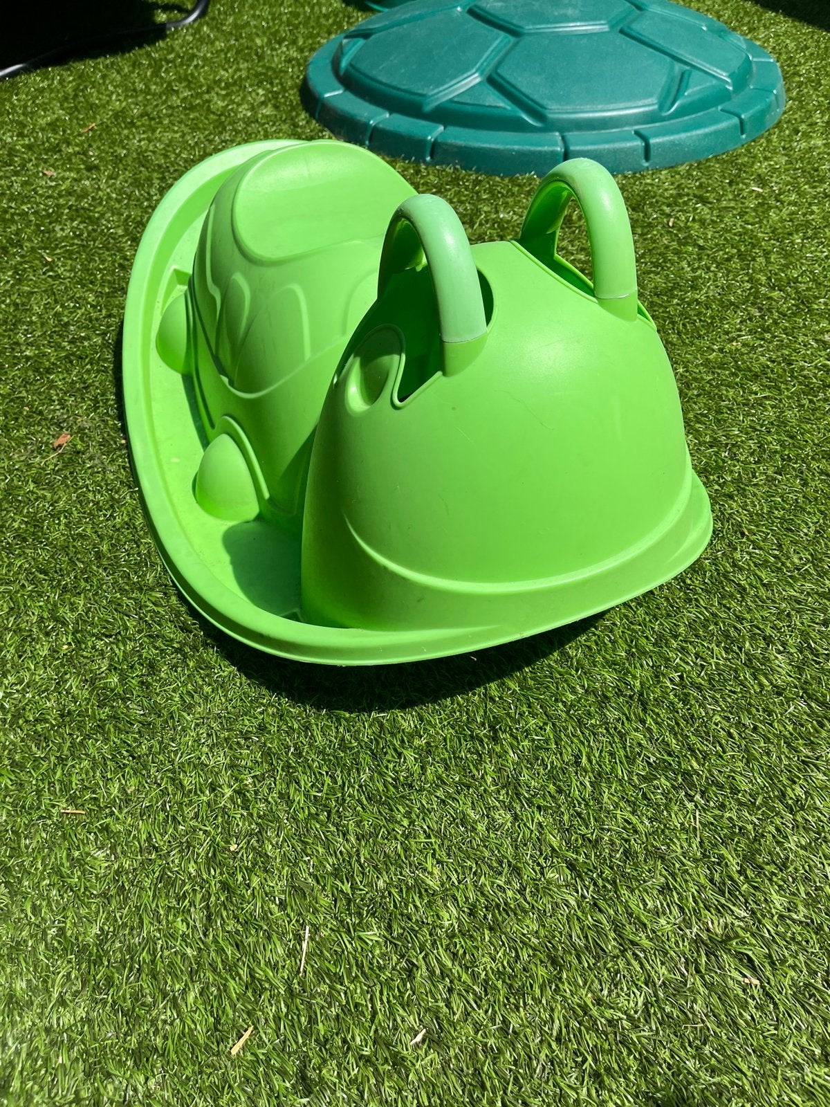 Groene Schildpad Wipstoel voor Kinderen, Ophalen, Gebruikt