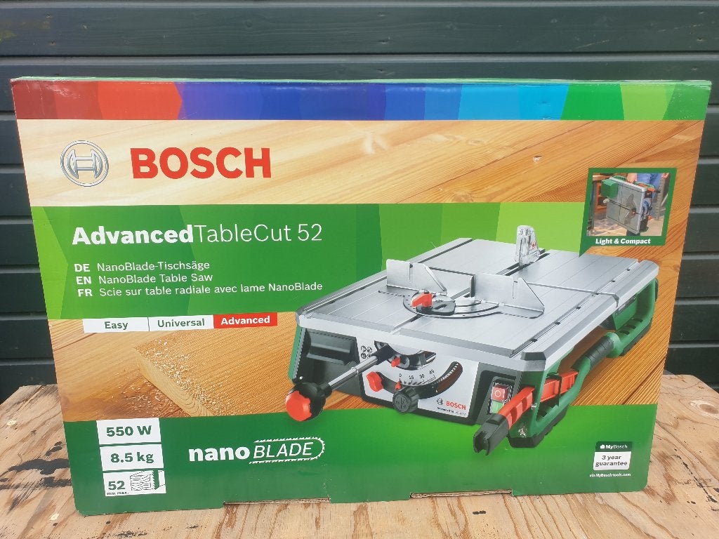 Bosch advanced tafelzaag, Cirkelzaag, 70 mm of meer, Nieuw, Ophalen of Verzenden