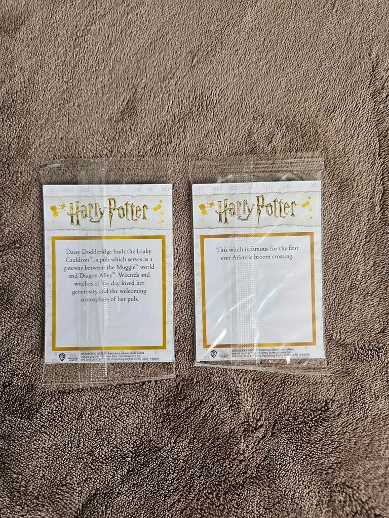 Harry Potter Wizarding World verzamelkaarten (2 stuks), Verzamelen, Harry Potter, Ophalen of Verzenden, Nieuw, Boek of Poster