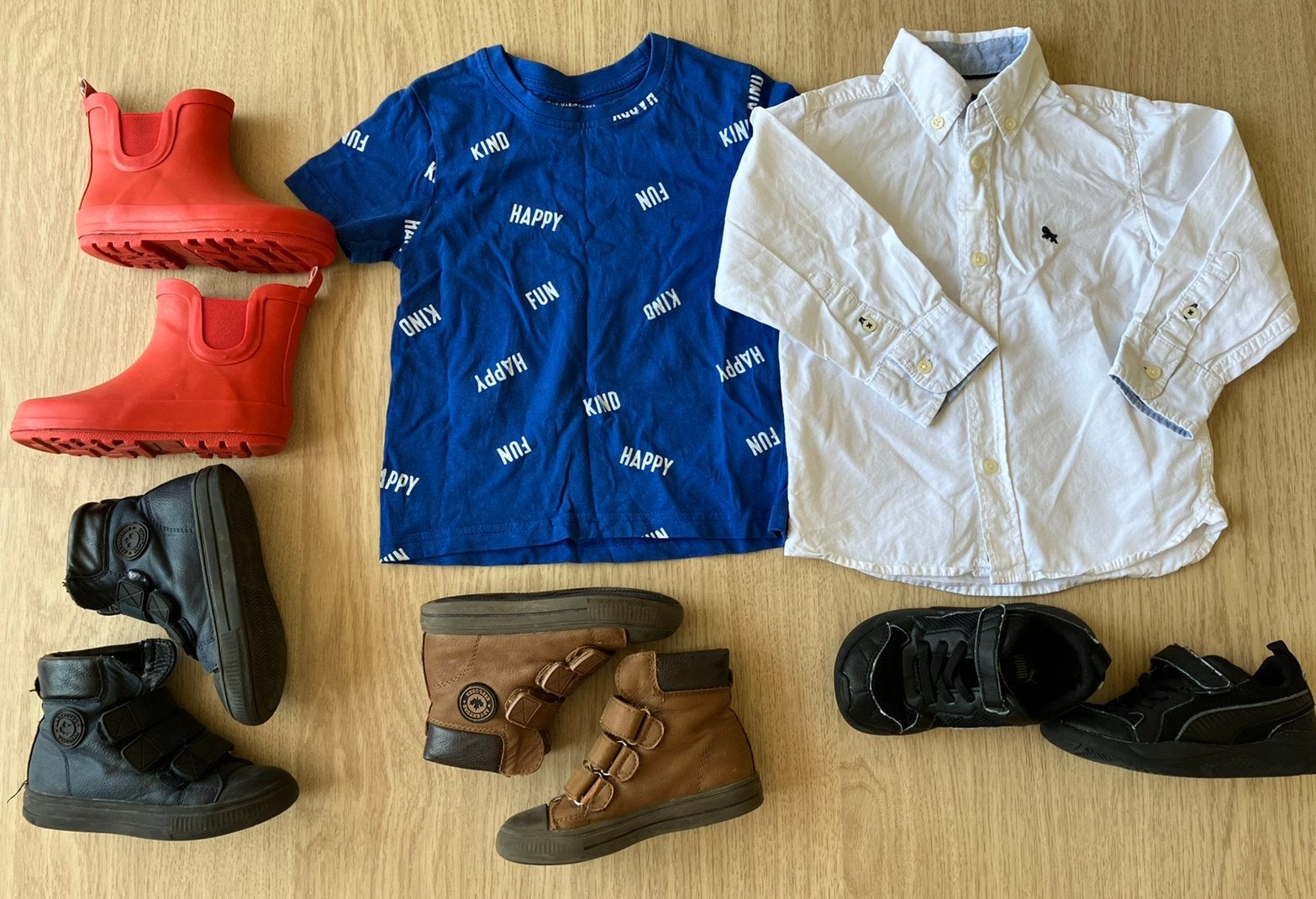 Schoenen en kleding - jongens - 98, Ophalen of Verzenden, Zo goed als nieuw, Maat 98