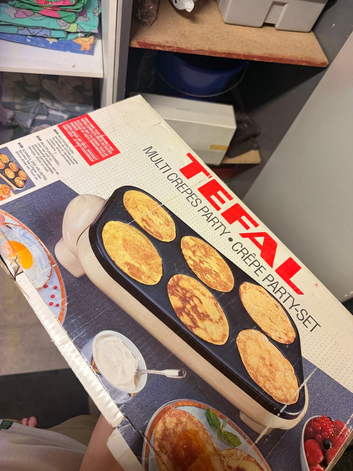 Tefal Multi Crêpes Party Crêpe Party-Set, Ophalen, Gebruikt