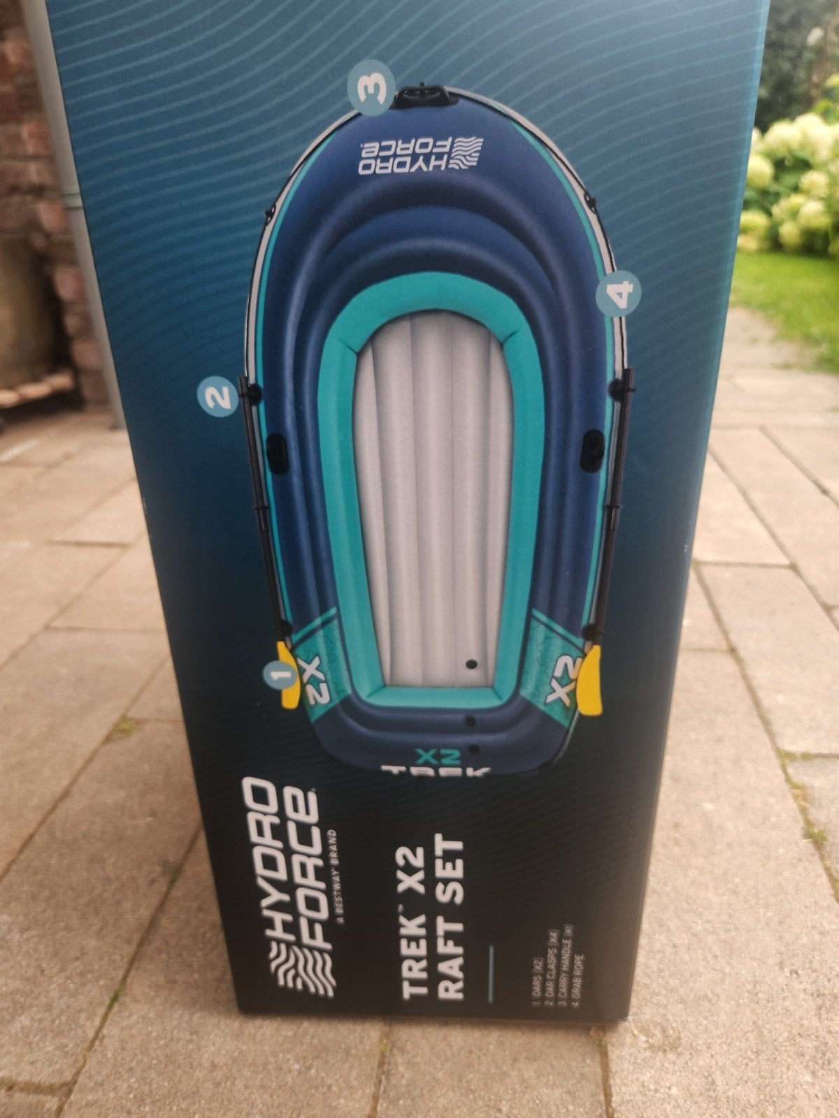 Opblaasbare Boot Raft Set Hydro-Force Trek X2, Ophalen, Nieuw