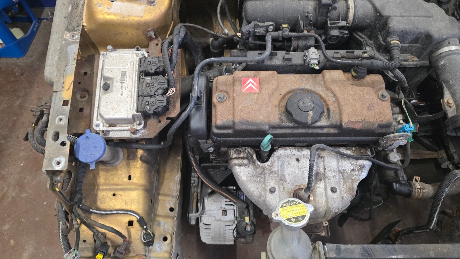 Citroën Saxo 1.1 Motor met versnellingsbak (2001), Auto-onderdelen, Ophalen