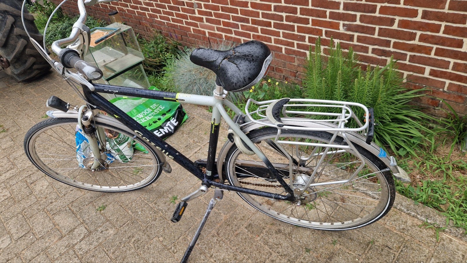 Gazelle herenfiets - Degelijk en betrouwbaar, Fietsen en Brommers, Ophalen, Gebruikt, Velgrem, Versnellingen