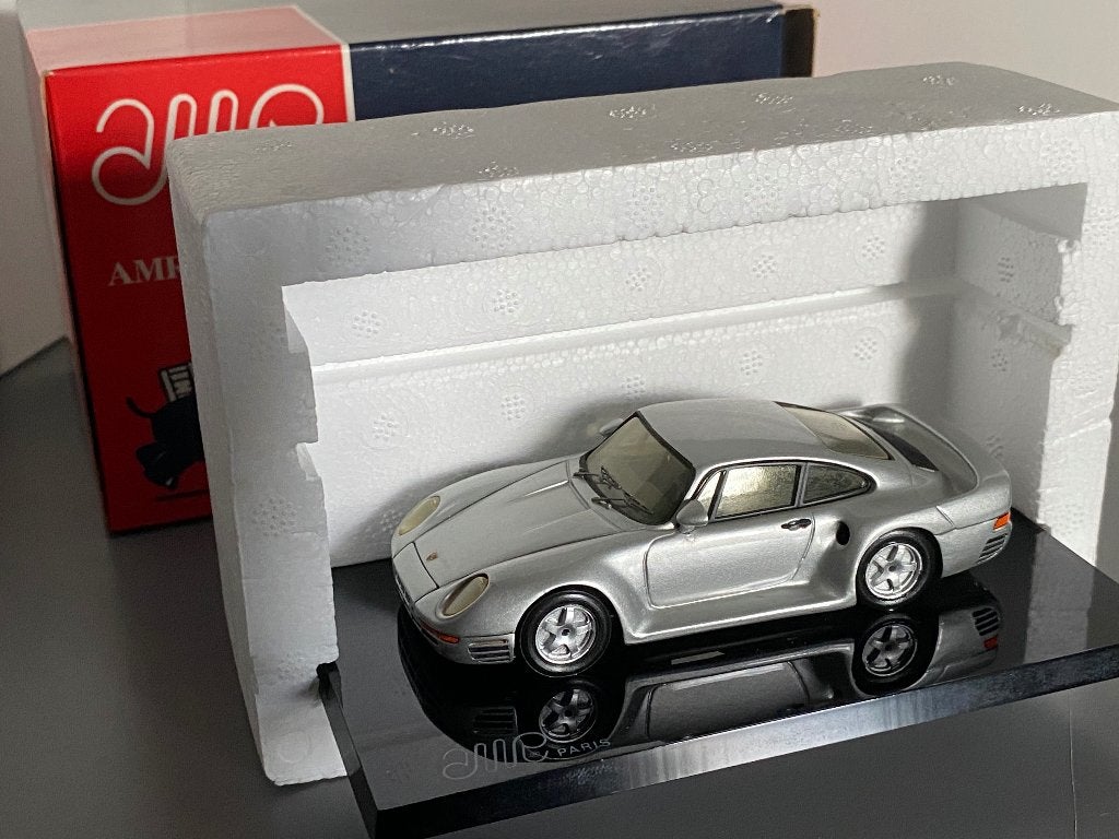 Porsche 959 silver 1:43 AMR Paris 001473, Hobby en Vrije tijd, Modelauto's | 1:43, Ophalen of Verzenden, Nieuw, Auto, Overige merken