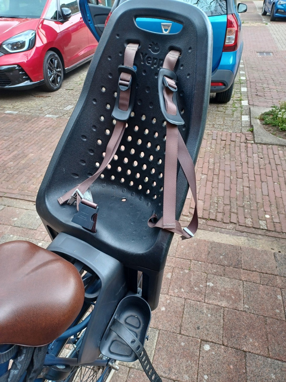 Yepp achterzitje, Fietsen en Brommers, Fietsaccessoires | Fietsstoeltjes, Ophalen, Achterzitje, Yepp, Gebruikt