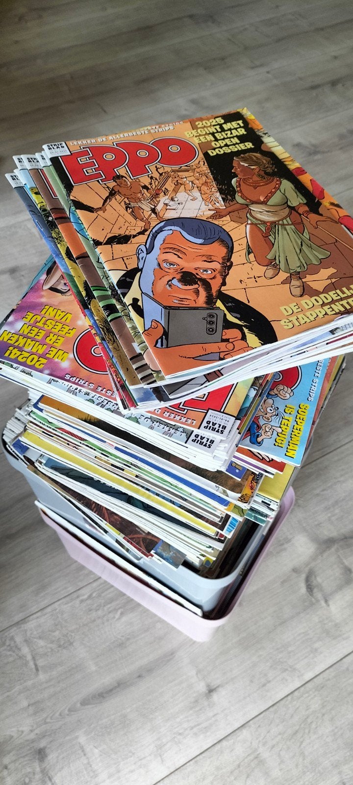 Grote collectie Eppo stripbladen (2017-2024), Meerdere stripboeken, Ophalen of Verzenden, Gelezen