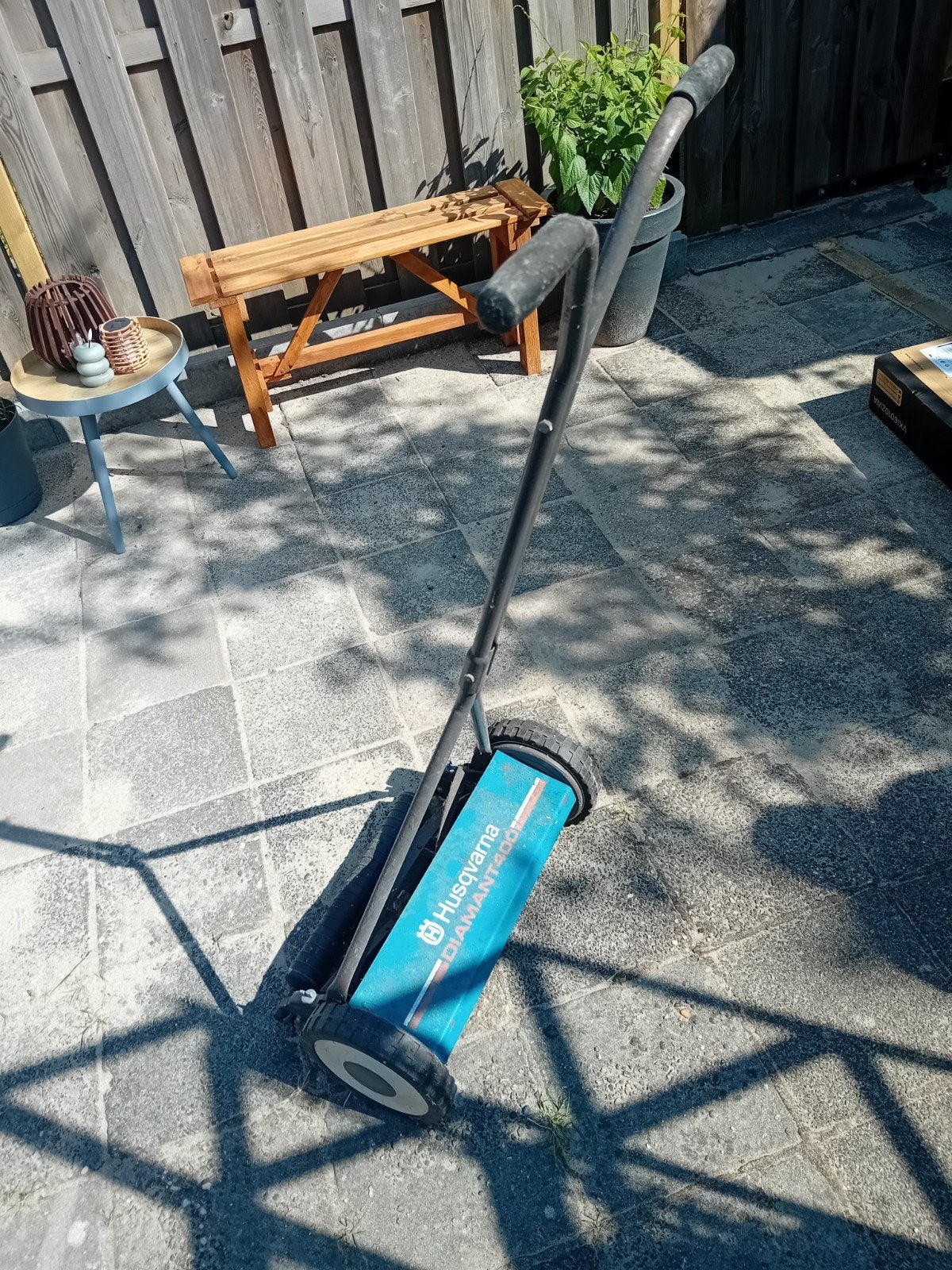 grasmaaier, Ophalen