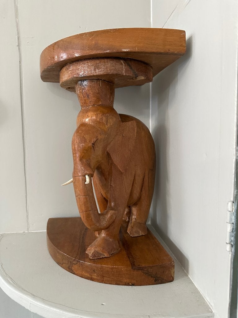 SALE: antieke bijzettafeltjes, vintage houten console, Ophalen