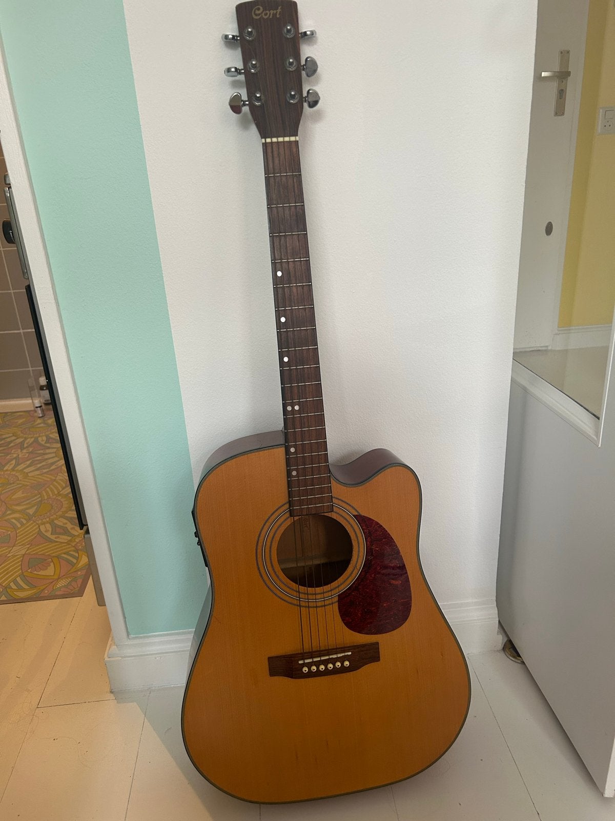 Cort MR-710F Elektrisch-akoestische Gitaar - Dreadnought Cut, Ophalen, Gebruikt, Western- of Steelstringgitaar, Met (piezo-)element