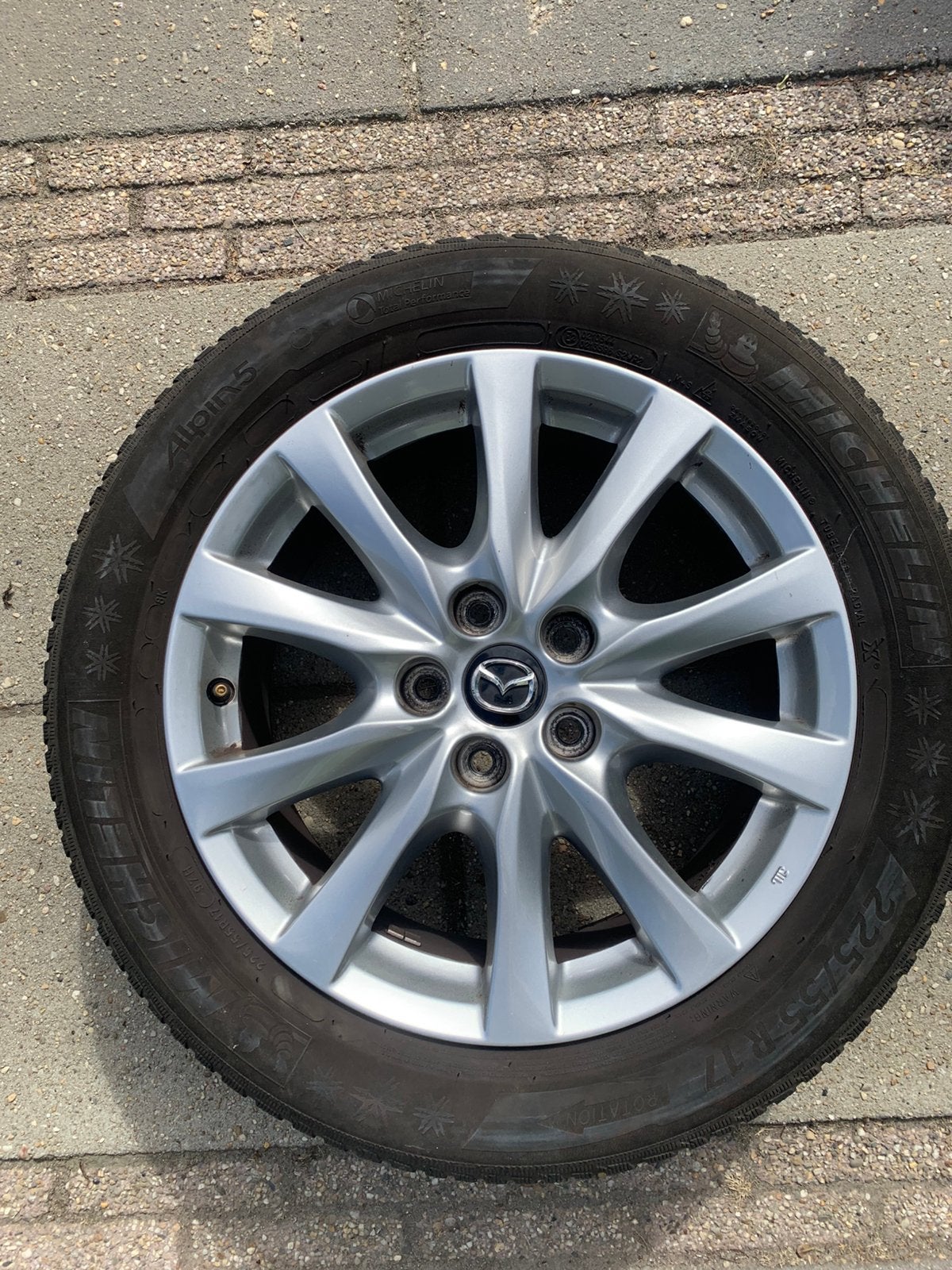 Originele Mazda 17 inch lichtmetalen velgen– 5x114,3, Ophalen, Gebruikt, Velg(en), 17 inch