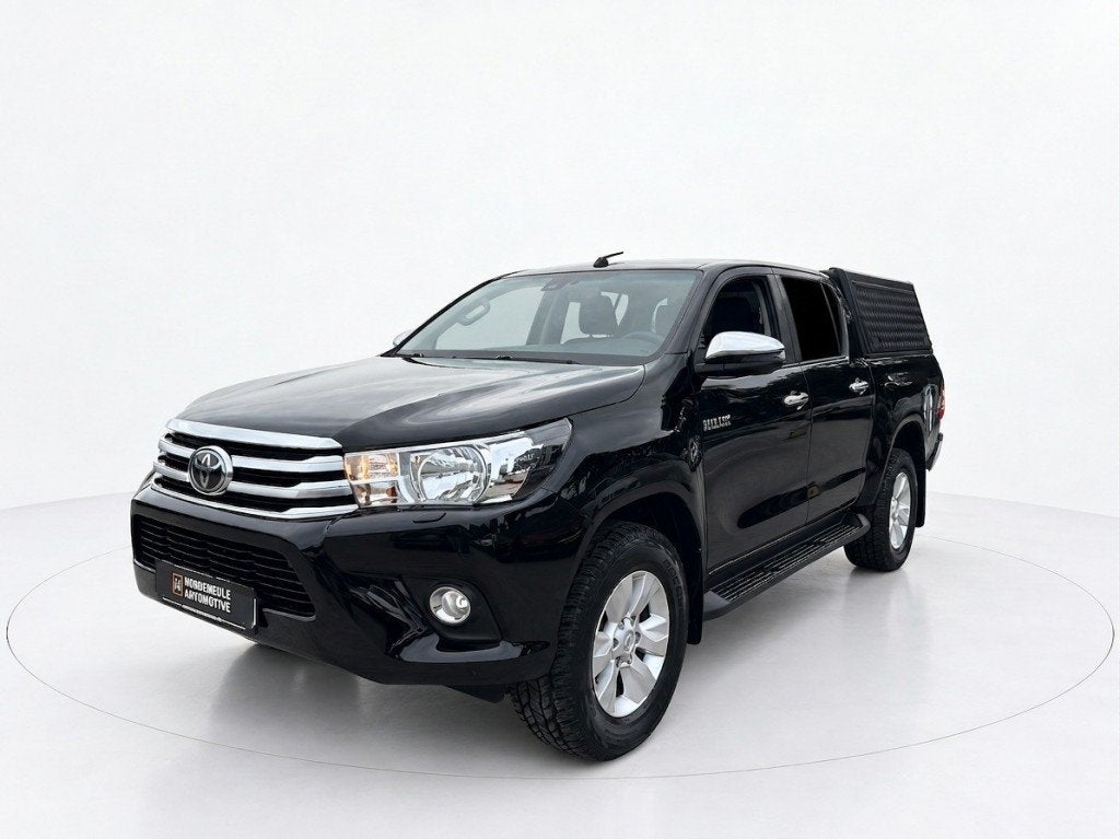 Toyota HILUX 2.4 D-4D COMFORT, Trekhaak, Cruise, Lane, Elektrische ramen, Zwart, Bedrijf, 2 stoelen