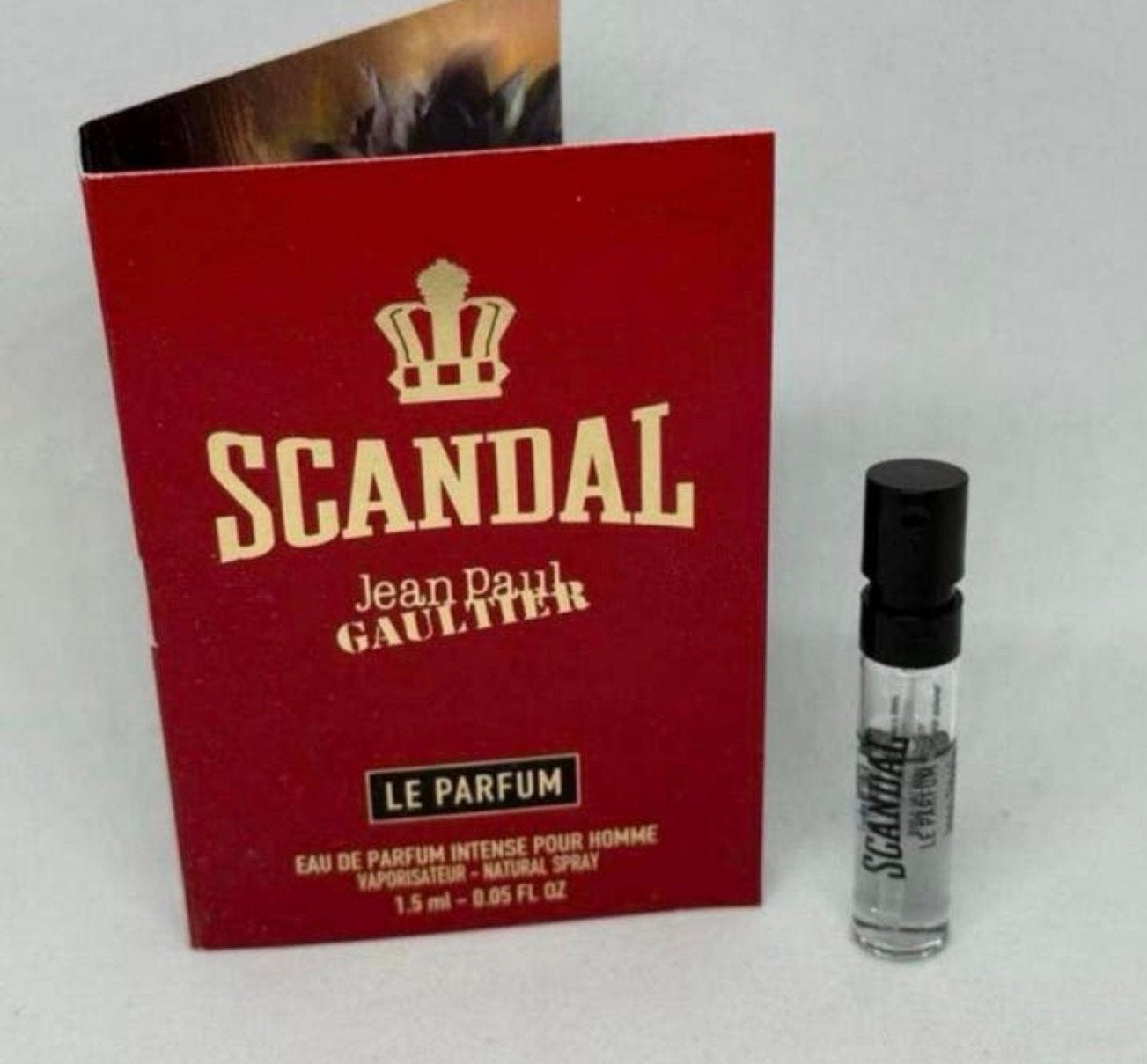 Parfum proefje Scandal Le Parfum Homme 1,5 ml edp intense, Verzenden, Nieuw