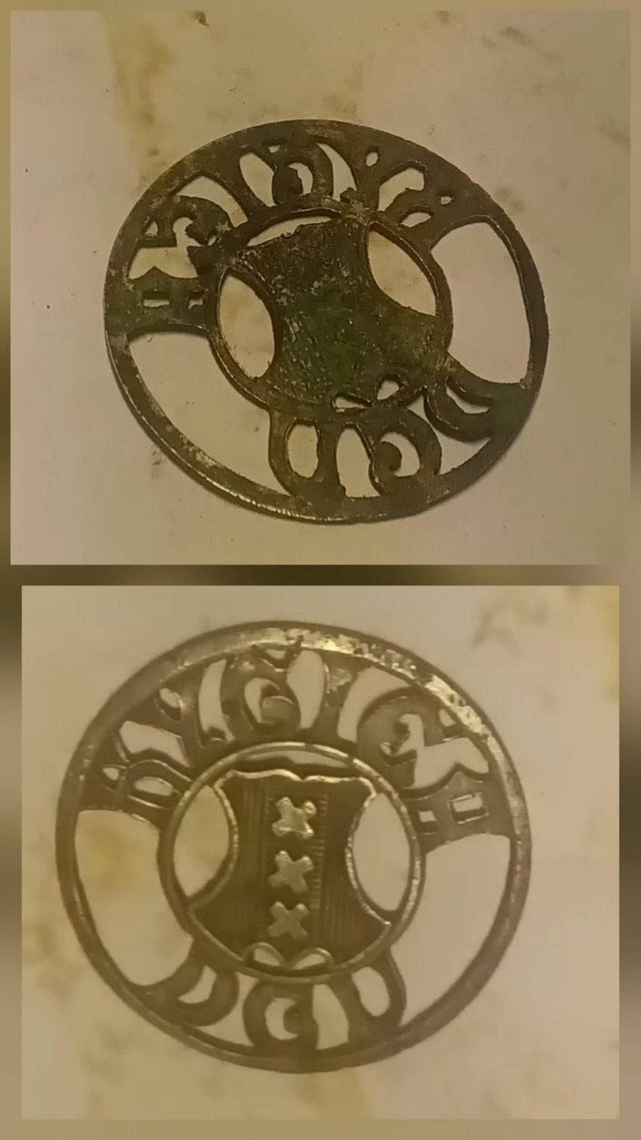 zilveren gesp hygrea DGU gymnastiek vereniging amsterdam., Antiek en Kunst, Ophalen, Zilver