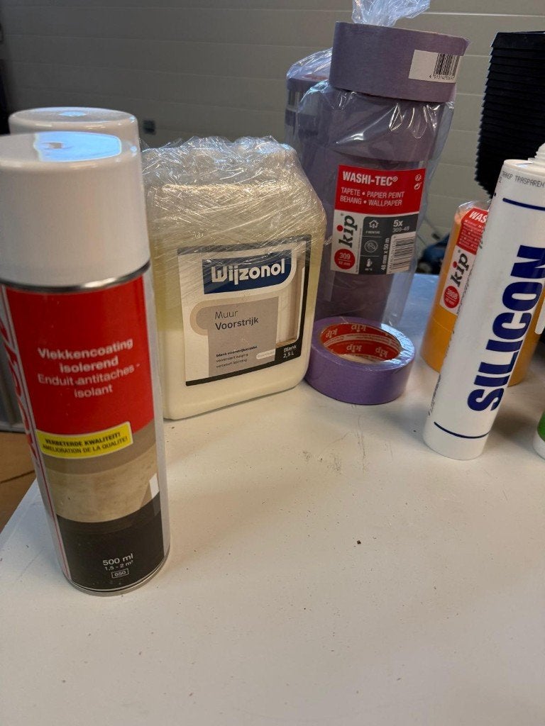 Kit, tape, handschoenen etc.., Ophalen, Nieuw