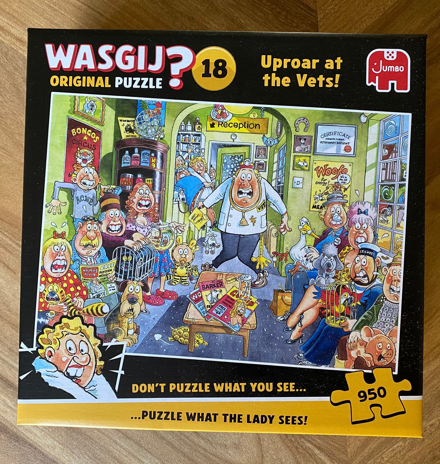 Wasgij? nr. 18 puzzel 950 stukjes, Ophalen, 500 t/m 1500 stukjes, Zo goed als nieuw