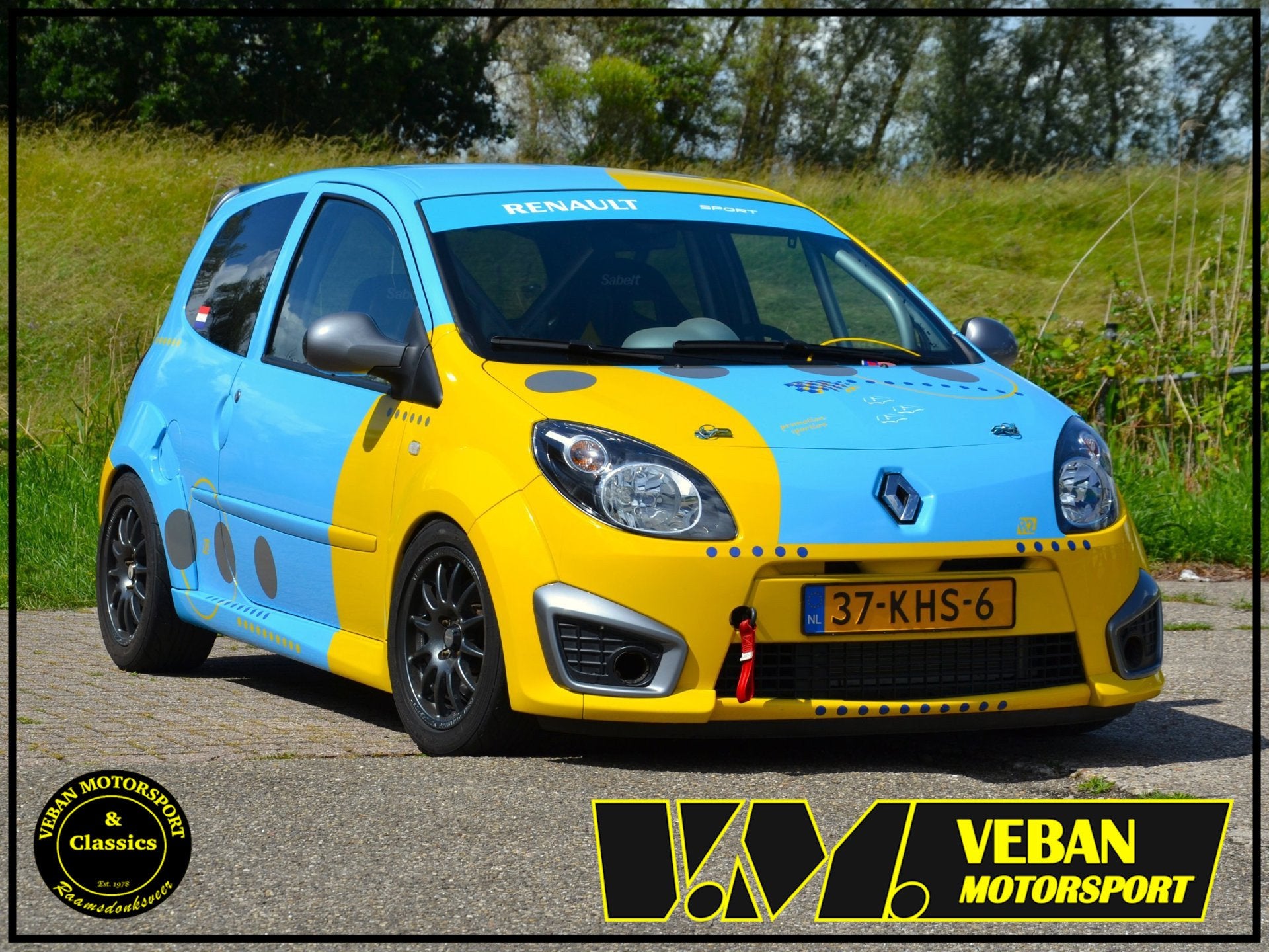 Renault Twingo RS 1.6 16V / Trackday / lage km-stand, UNIEK!, Voorwielaandrijving, Zwart, 4 cilinders, 133 pk