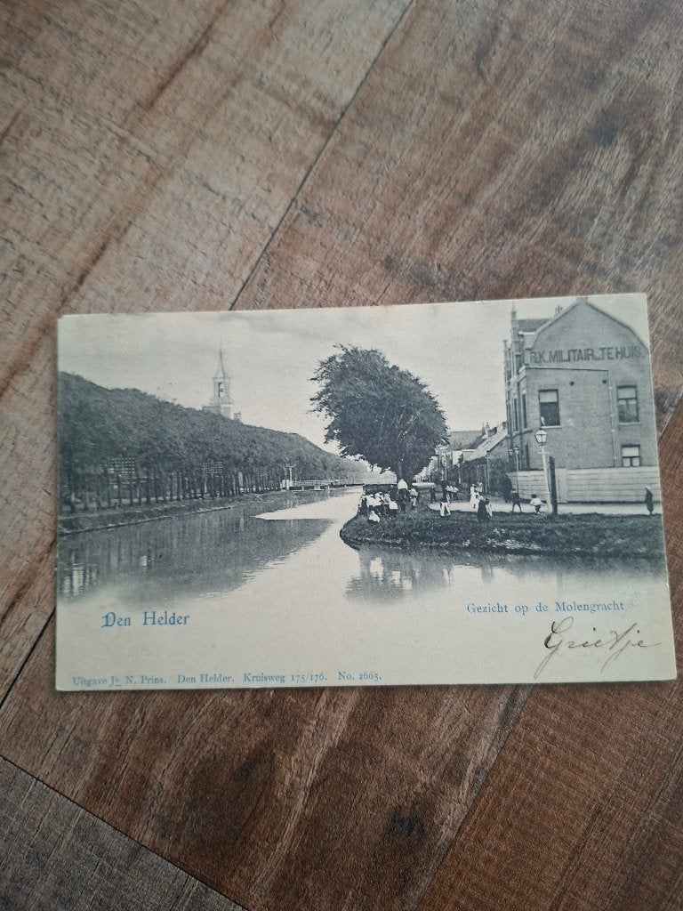 den helder, Ophalen of Verzenden, Voor 1920, Gelopen, Noord-Holland