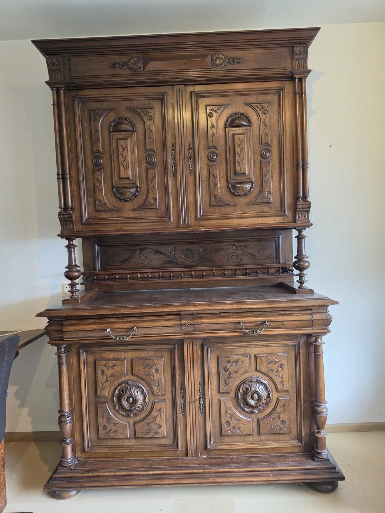 Grote neo-renaissance buffetkast Henri II-stijl, Antiek en Kunst, Antiek | Meubels | Kasten, Ophalen