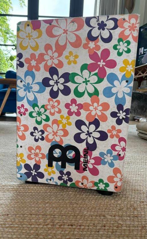 Meinl Headliner Designer Cajon - Flower Power, Muziek en Instrumenten, Percussie, Ophalen of Verzenden, Gebruikt, Trommel