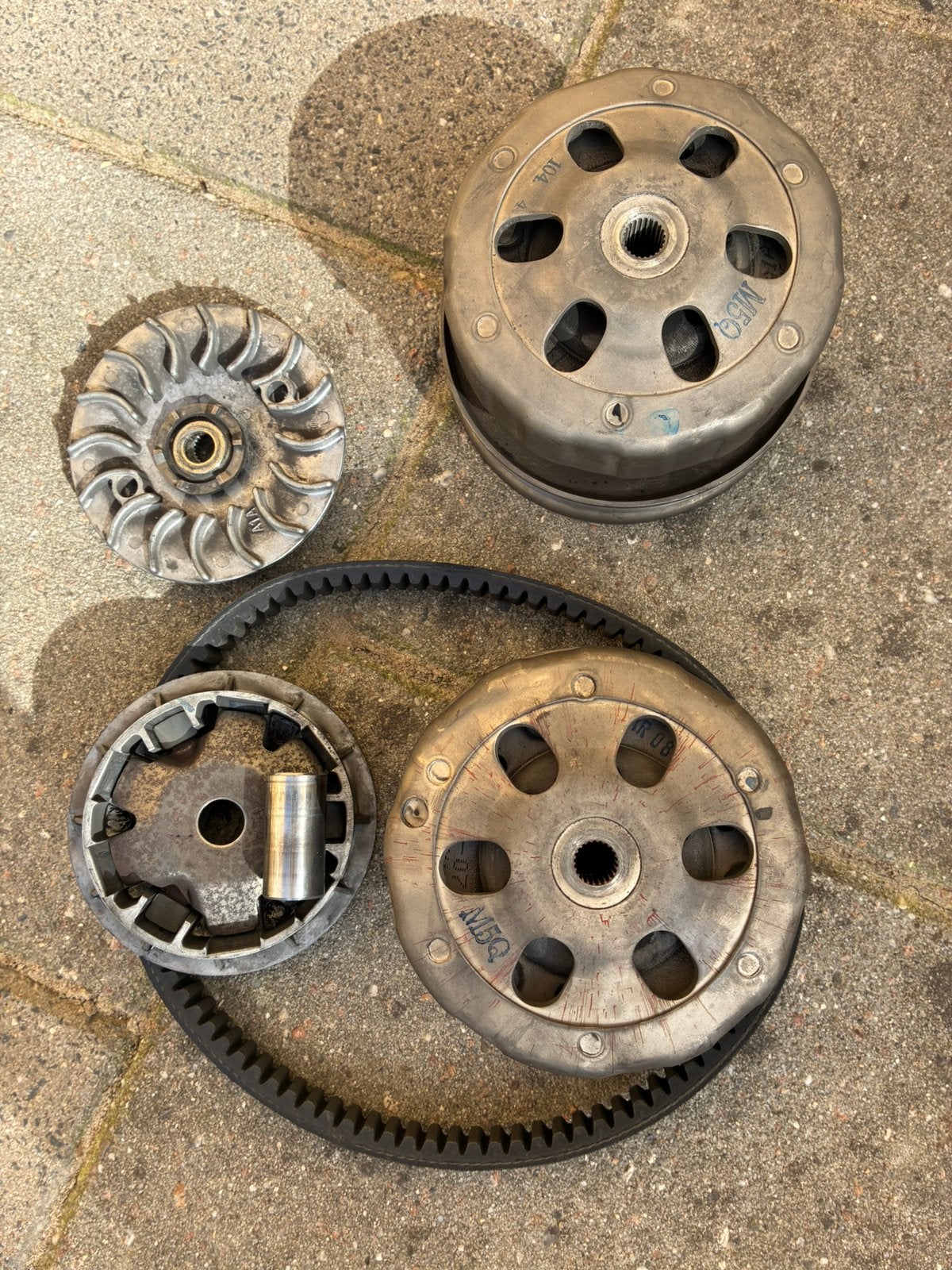 Sym mio 50 koppeling vario v snaar etc, Ophalen, Overige typen