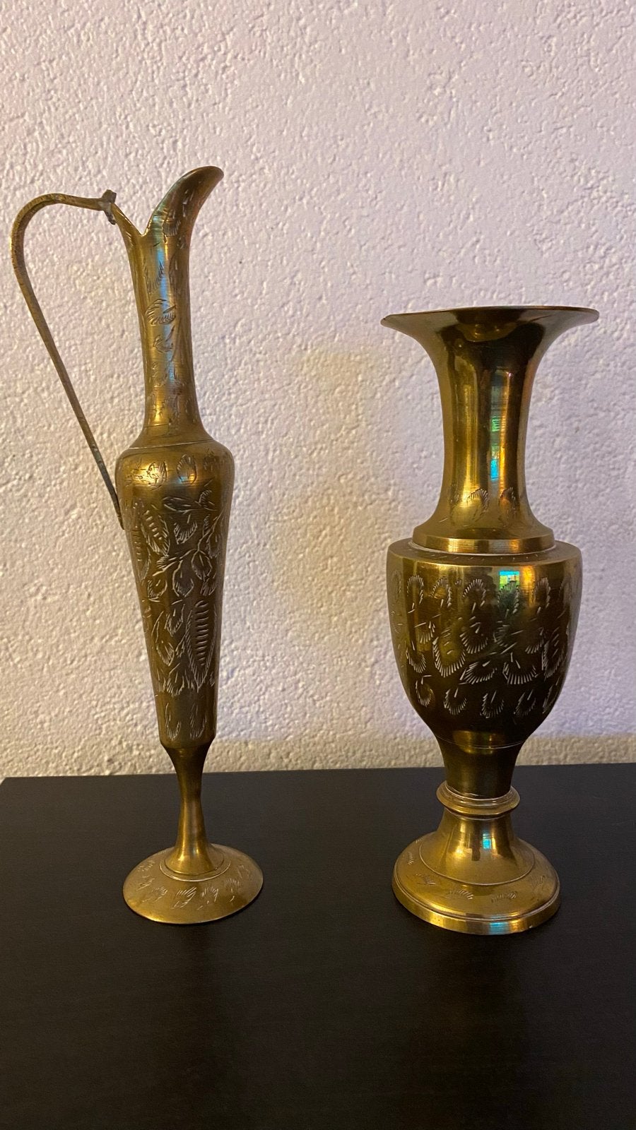 Vintage Handgeëtste Messing Decoratie uit India, Ophalen of Verzenden
