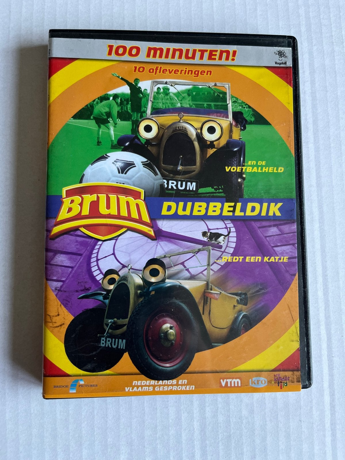 Brum Dubbeldik DVD - 100 Minuten! 10 Afleveringen, Gebruikt, Alle leeftijden, Tv-serie, Ophalen of Verzenden