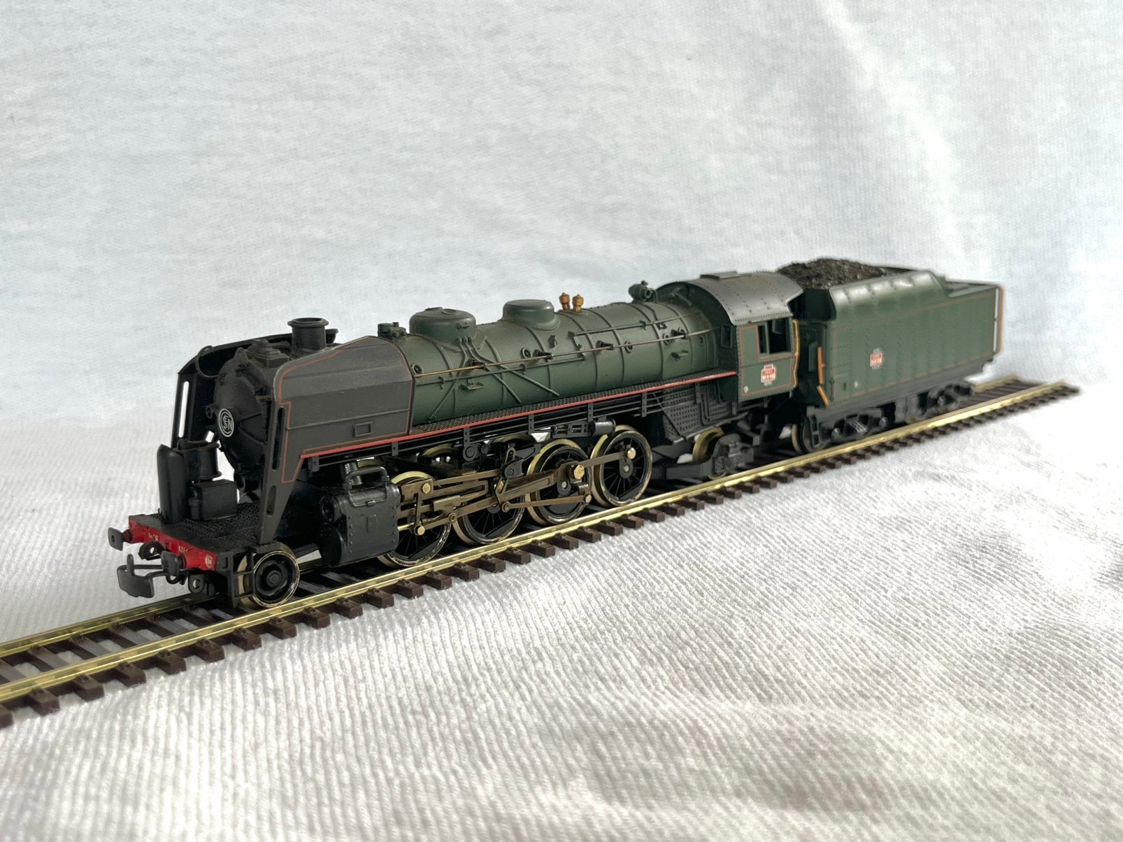 Jouef 8274 SNCF 141 R Stoomlocomotief Reims, Hobby en Vrije tijd, Modeltreinen | H0, Gebruikt, Jouef, Ophalen of Verzenden, Analoog
