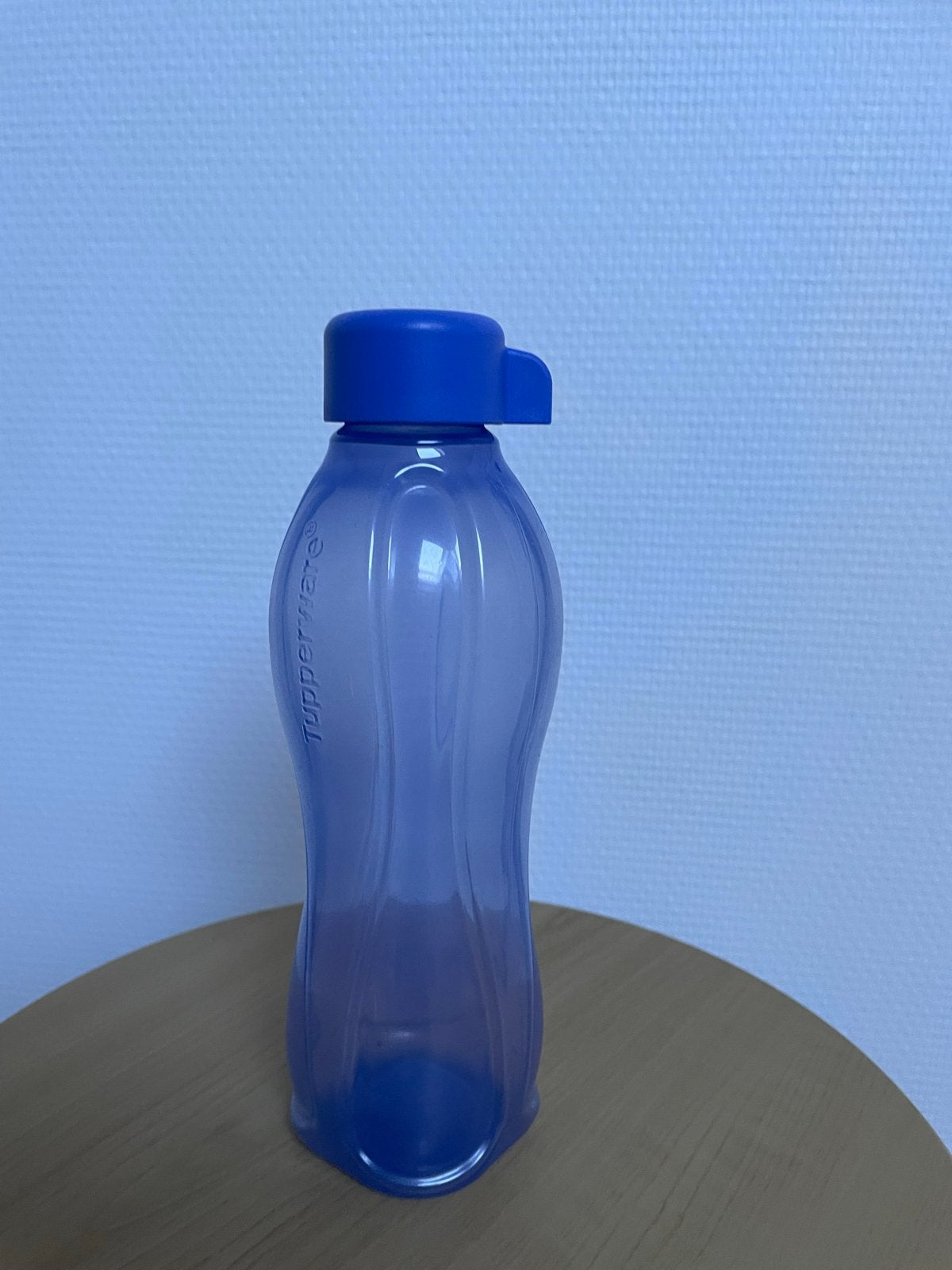 Tupperware drinkfles - Blauw, Blauw, Ophalen of Verzenden, Zo goed als nieuw, Drinkfles
