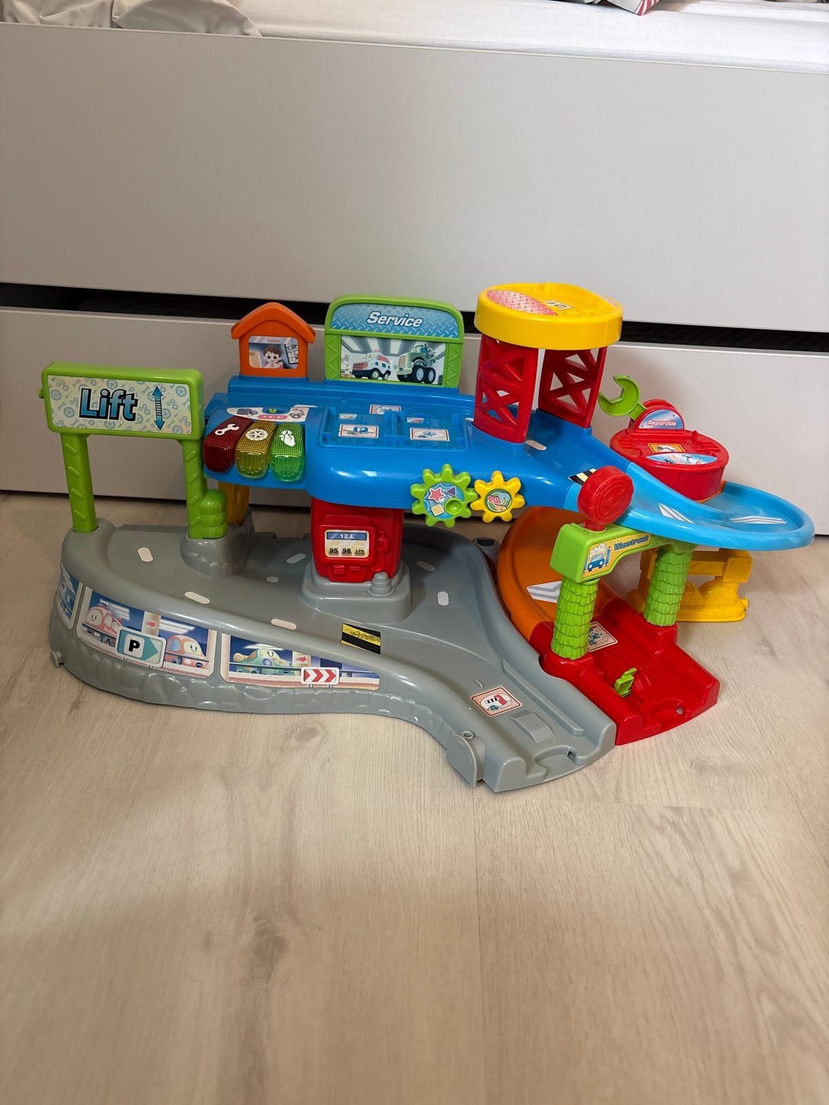 VTech Toet Toet Auto's onderdelen: Garage, boomhut, divers, Ophalen, Gebruikt, Bouwen, Met geluid