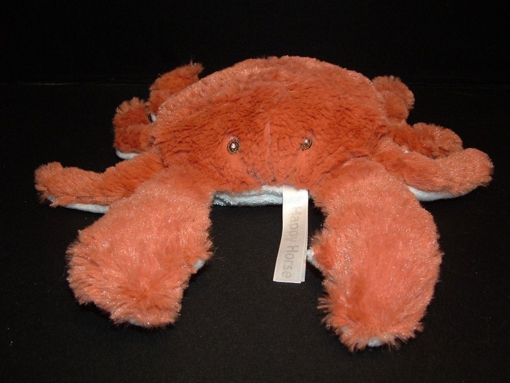 HAPPY HORSE KRAB CRAB CHRIS PLUCHE ORANJEBRUIN MET, Ophalen of Verzenden, Nieuw, Overige typen