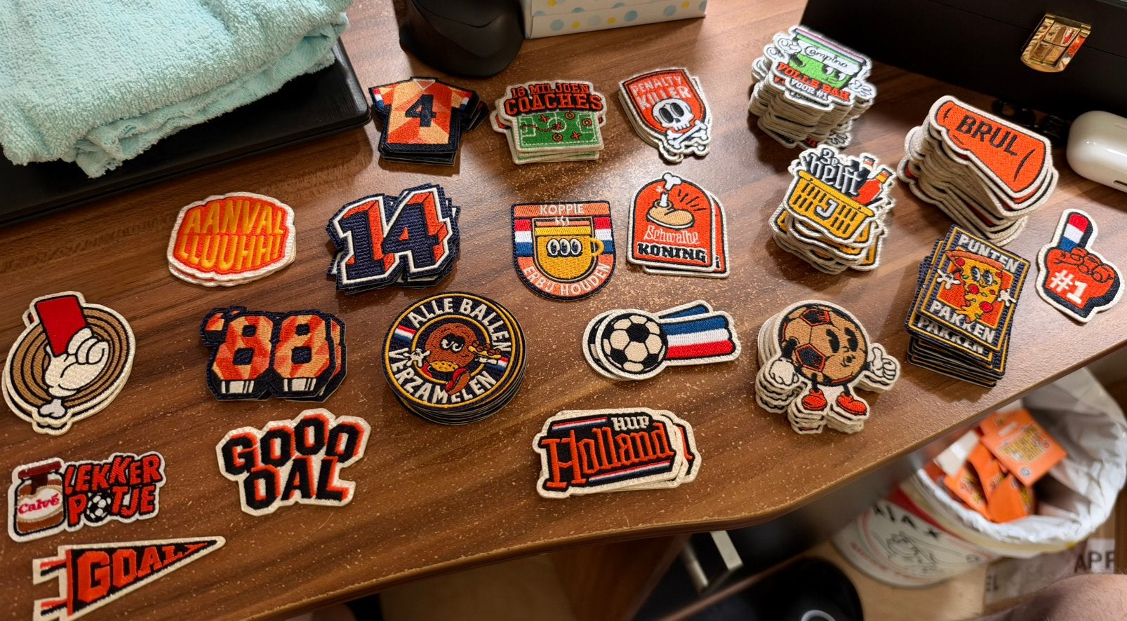 Jumbo juichemblemen, Verzamelen, Jumbo, Ophalen of Verzenden