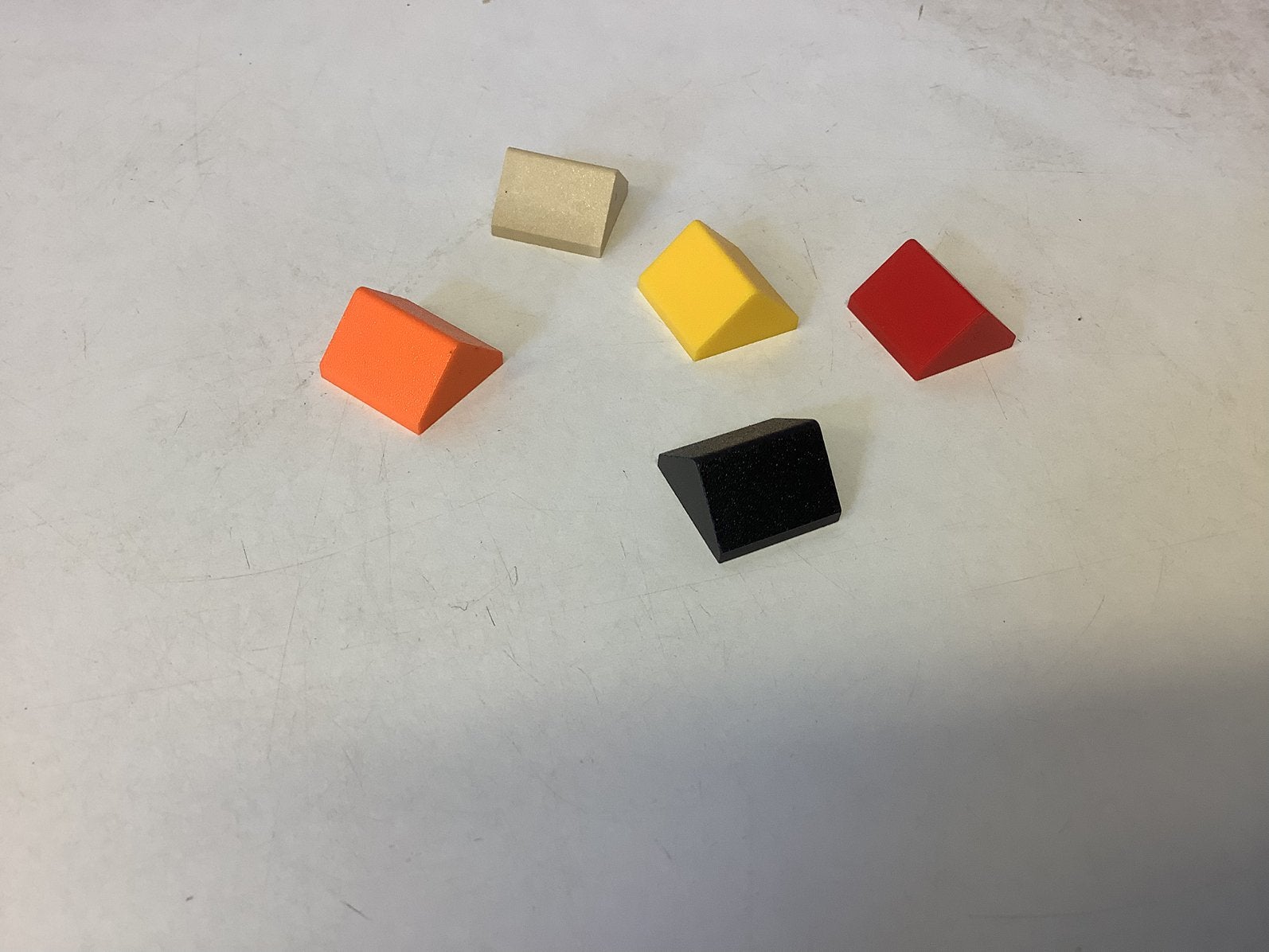 Lego dakpan nokpan 45 2x2 dubbel, Ophalen of Verzenden, Gebruikt, Losse stenen, Lego
