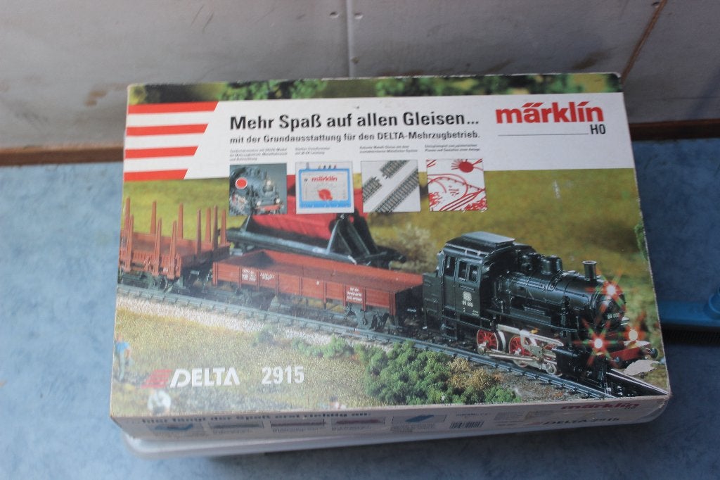 Märklin H0 DELTA 2915 Startset met Locomotief en Wagons, Wisselstroom, Ophalen of Verzenden, Analoog, Märklin