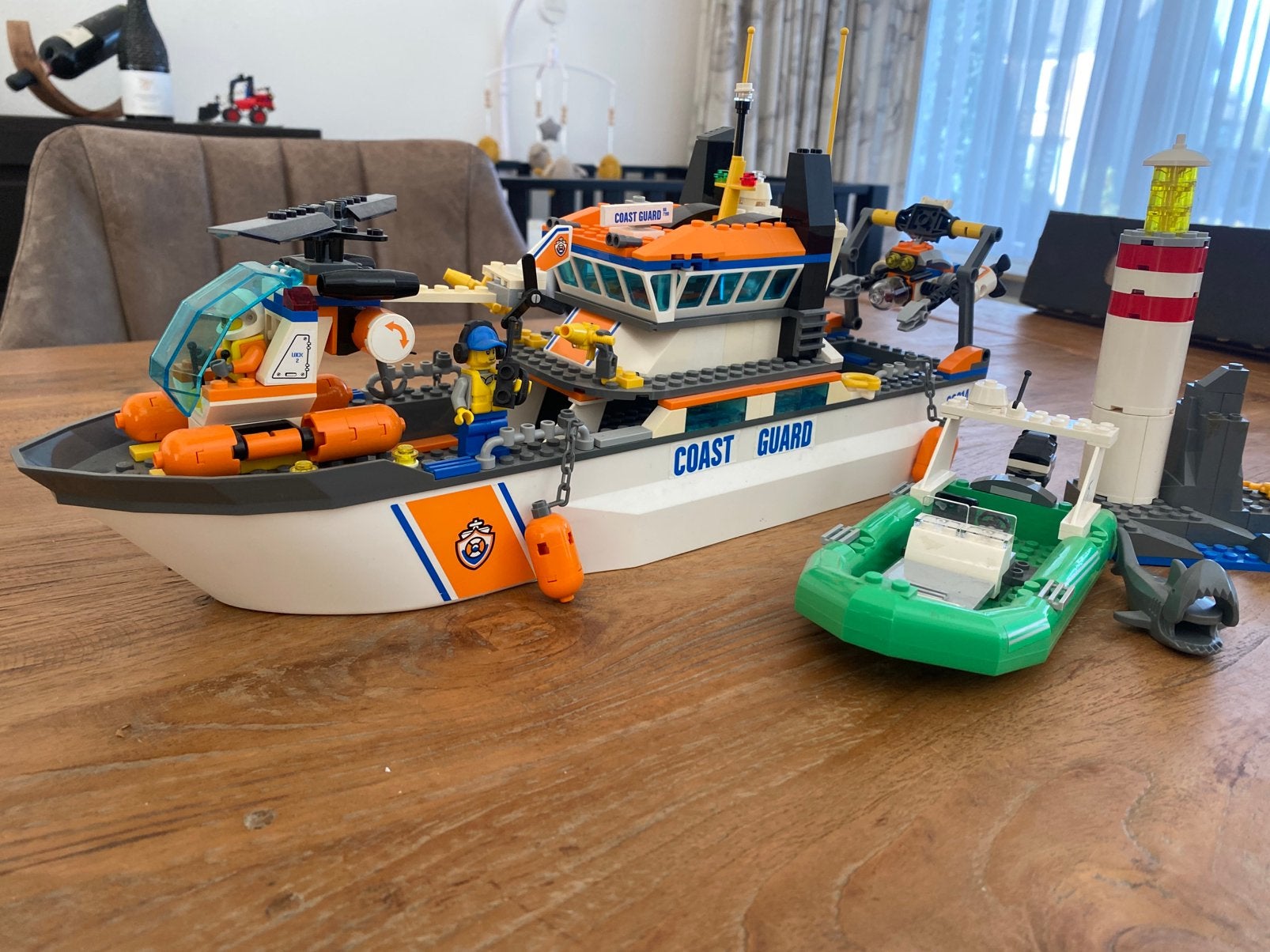 Lego City 60011 Kustwacht schip, Ophalen of Verzenden, Gebruikt, Lego, City
