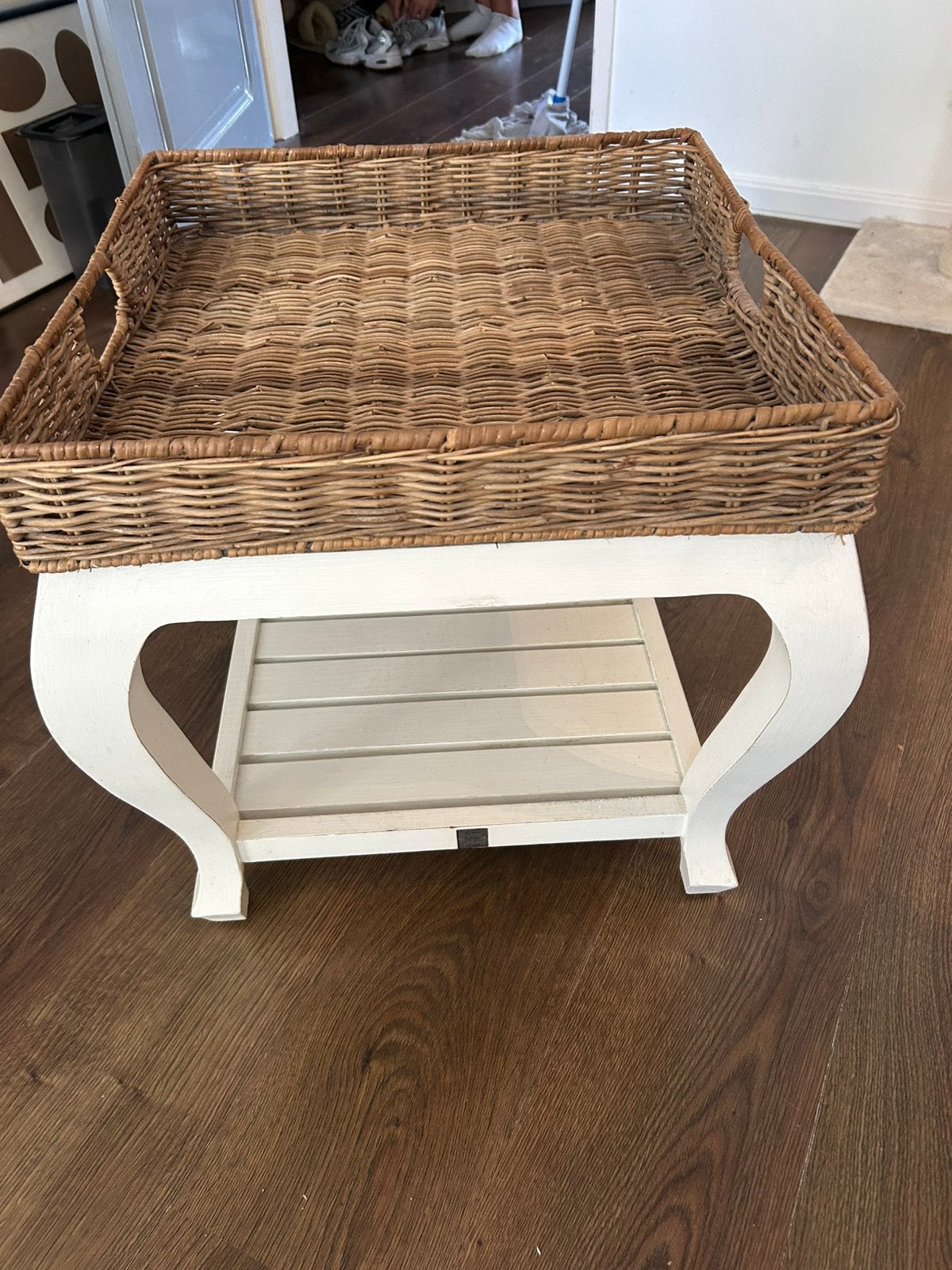 Riviera maison tafeltje, Ophalen of Verzenden, Zo goed als nieuw, Vierkant, Minder dan 55 cm