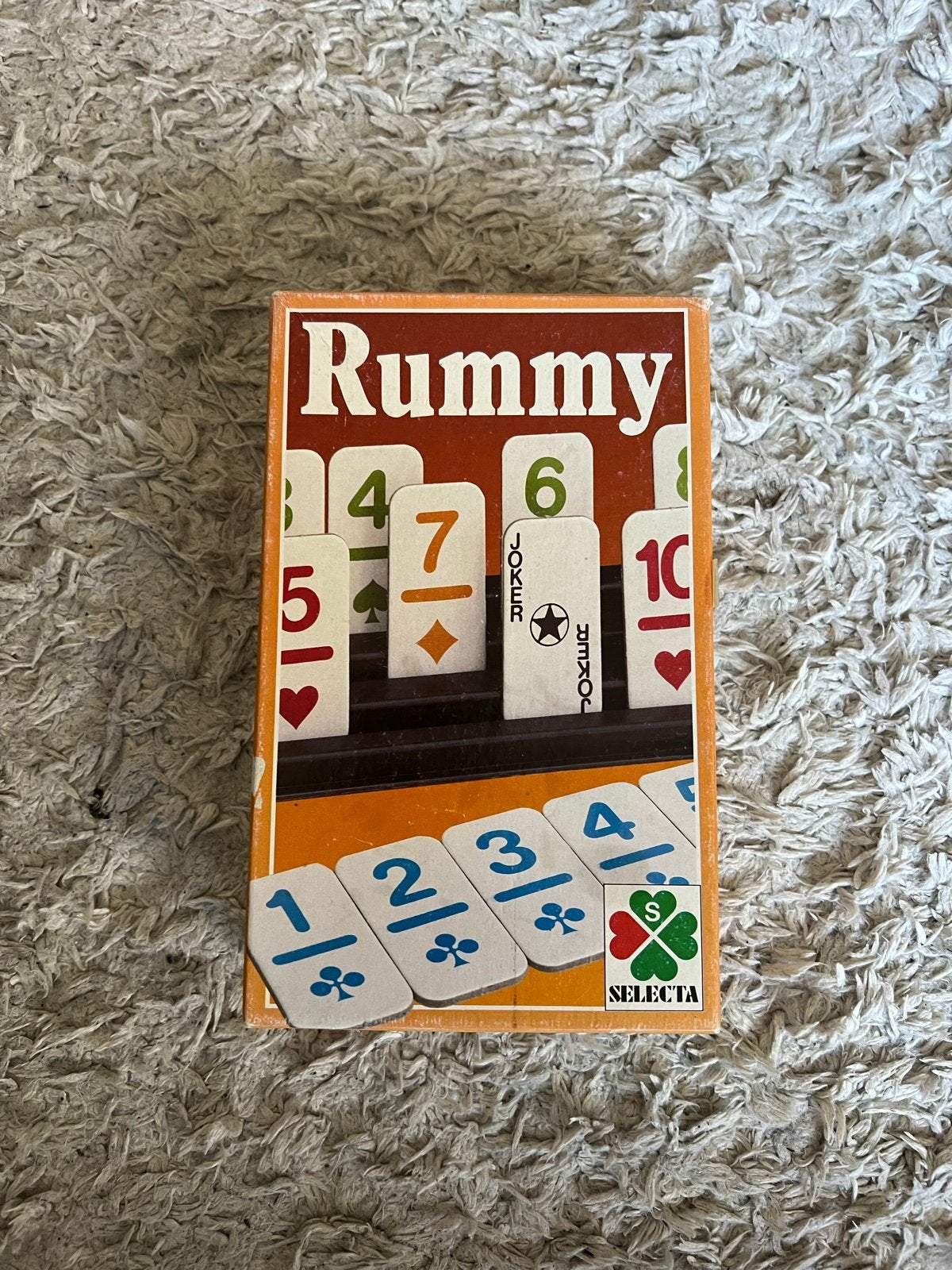 Rummy gezelschapsspel - Compleet en in goede staat, Hobby en Vrije tijd, Drie of vier spelers, Ophalen of Verzenden, Zo goed als nieuw