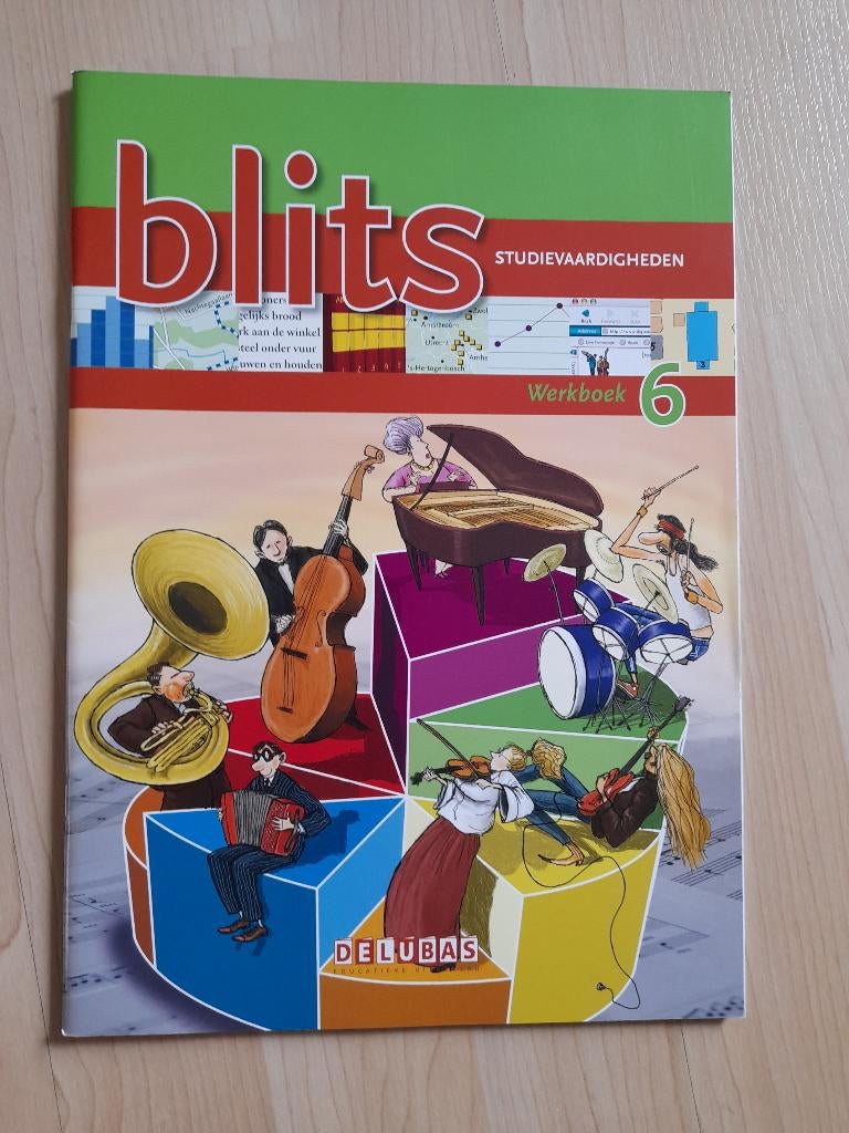 NIEUW BLITS WERKBOEK STUDIEVAARDIGHEDEN GROEP 6, Boeken, Ophalen of Verzenden, Nieuw, Overige niveaus, Nederlands