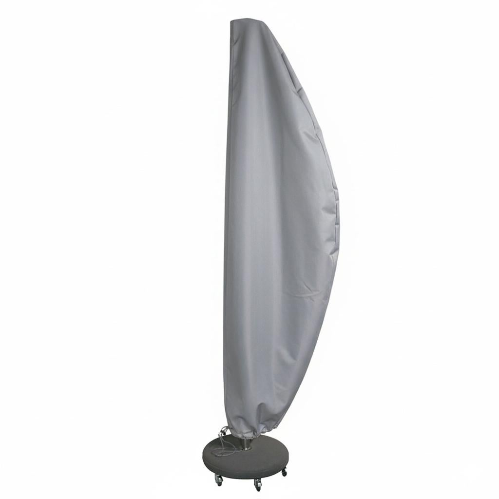 Te koop: PARASOLHOES BOOGVORM) & ZWEEFPARASOLDOEK, Tuin en Terras, Parasols, Ophalen of Verzenden, Zo goed als nieuw, Minder dan 1 meter