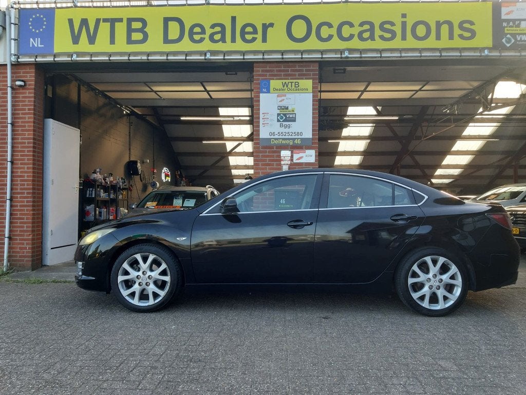 Mazda 6 2.5 S-VT Executive, Navi, Airco, Leder Bose Audio, C, Voorwielaandrijving, Gebruikt, 4 cilinders, Zwart